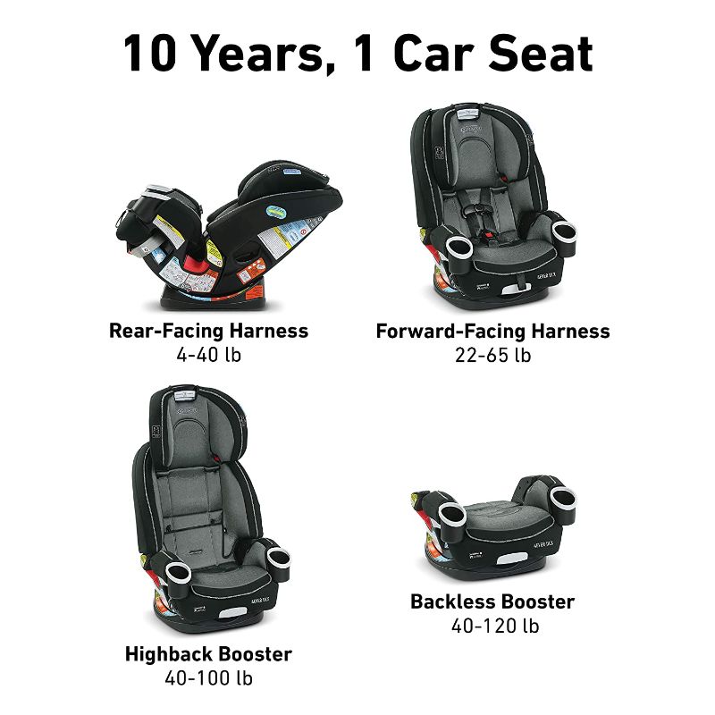 Photo 2 of Graco 4ever DLX 4-in-1 Convertible Car Seat - Zagg