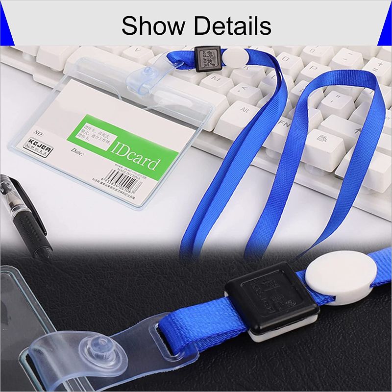 Photo 1 of  10 COUNT CDC Vaccine Card Protector Waterproof with Lanyards,4x3" Immunization Card Holder Cover,Clear Plastic ID Badge Card Sleeve,Name tag Holder Protector Wallet with Resealable Zip 13 PACK 