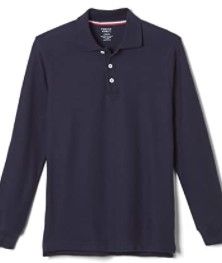 Photo 1 of French Toast Boys' Long-Sleeve Pique Polo Shirt
XL 18/20H