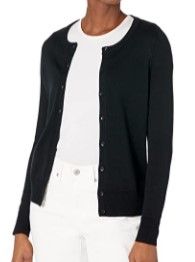 Photo 1 of Amazon Essentials Women's Lightweight Crewneck Cardigan Sweater