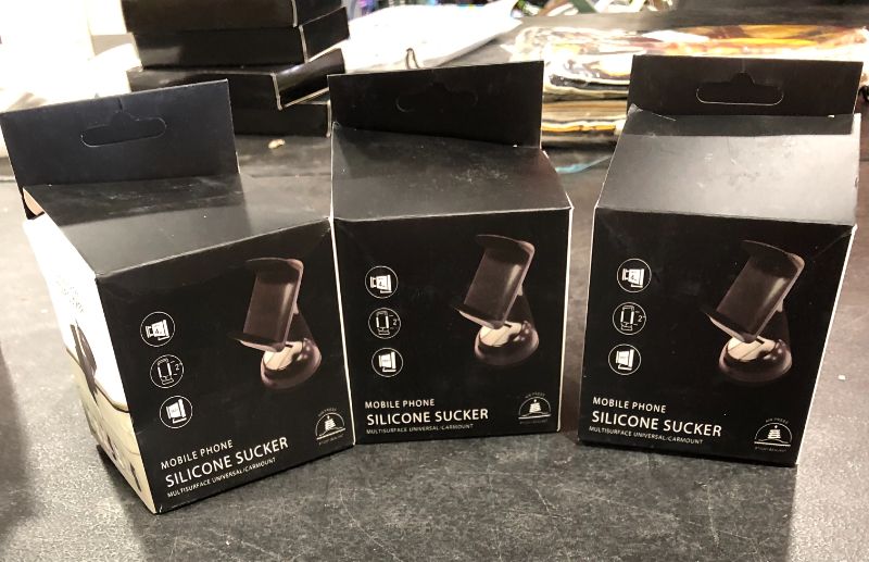 Photo 1 of 3 PAIRS OF HUOTO Bling Car Phone Mount,Dashboard Windshield Car Phone Holder Air Vent Hands Free Clip Holder Compatible iPhone 12 11 pro/11 pro max/XS/XR/X/8/7,Galaxy, Moto and More (White-Pink)