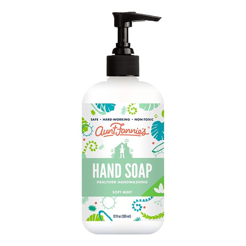 Photo 1 of Aunt Fannie's Hand Soap Gel - 12 Fl Oz (Soft Mint, Single Bottle)