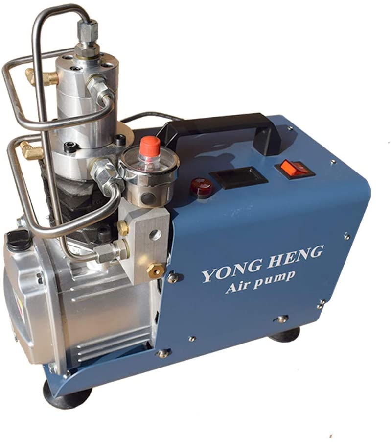 Photo 1 of YONG HENG 4500PSI Air Compressor 110V Set Pressure Auto-stop PCP 30 MPa High Pressure System Rifle Inflator PCP Rifle Airgun Scuba Air Pump Portable Air Compressors 
