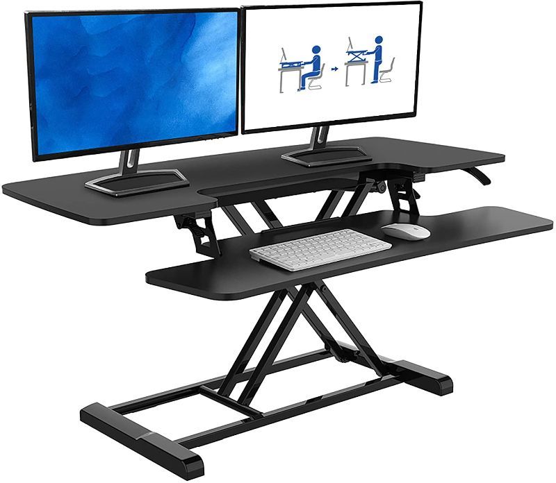 Photo 1 of Flexispot AlcoveRiser 42" Adjustable Desk Riser, Black (M7L)
