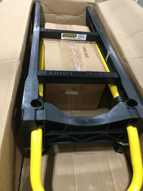 Photo 2 of 400 lb. Capacity Nylon Convertible Hand Truck Dolly Harper Trucks