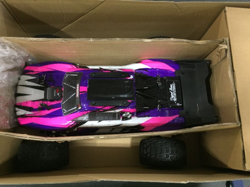 Photo 2 of ARRMA 1/10 VORTEKS 4X4 3S BLX Stadium Truck RTR, Purple, ARA4305V3T2
