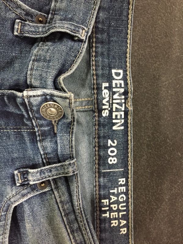 Photo 1 of DENIZEN® from Levi's® Men's 208™ Regular Fit Taper Jeans SIZE 33W 32L