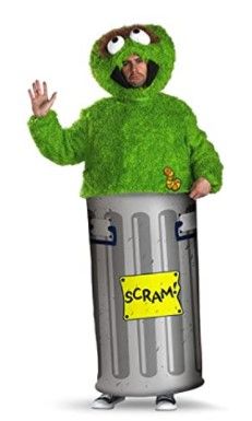 Photo 1 of Disguise Unisex - Adult Oscar the Grouch-- SIZE LARGE

