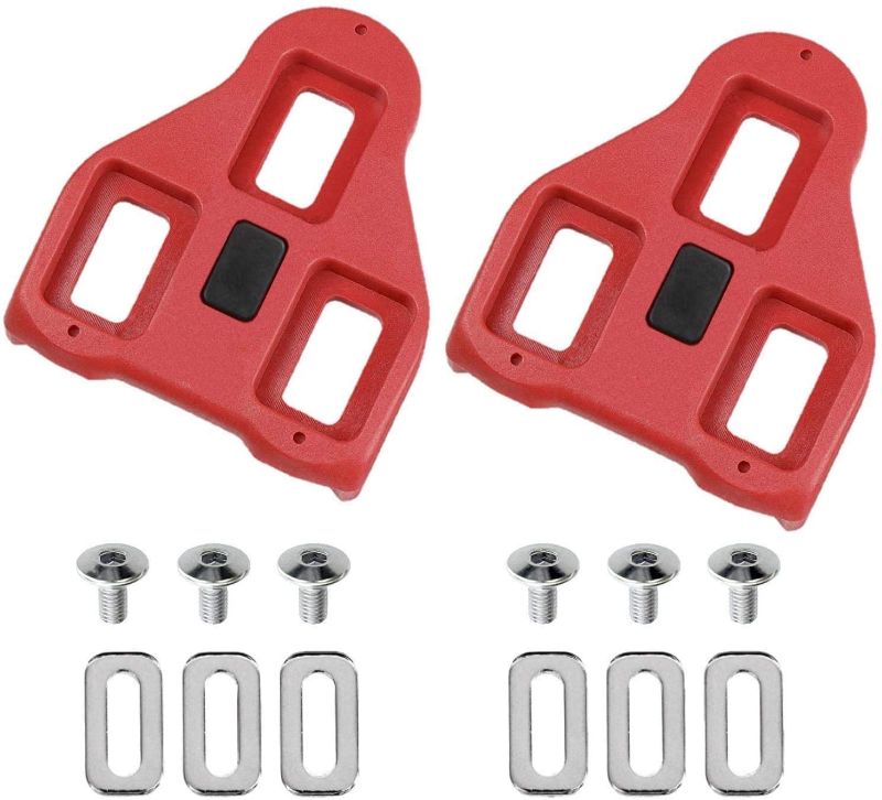 Photo 1 of Boerte Compatible with Peloton Look Delta (9 Degree Float) Bike Replacement Cleats - Indoor Cycling & Road Bike Cleat Set - Fully Compatible with Peloton & Spin Delta Clips - New Anti-Slip Design
