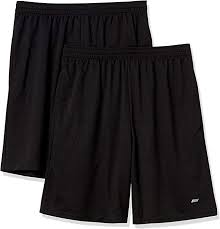 Photo 1 of Amazon Essentials Men’s 2-Pack Loose-Fit Performance Shorts, l/g