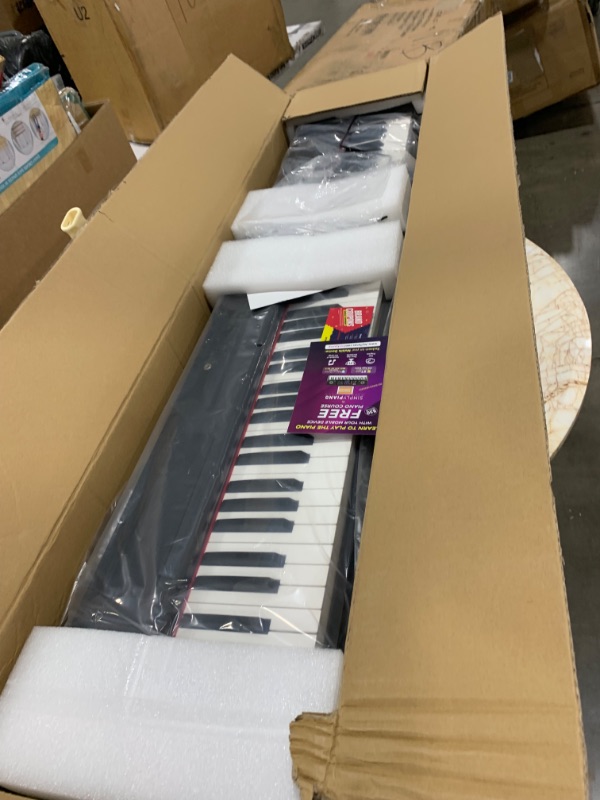 Photo 2 of Souidmy G-310W - 88 Key Digital Piano with Full Weighted Graded Hammer Action, String Resonance, Bluetooth MIDI, for Beginner and Professional, Electric Piano Keyboard with Sustain Pedal and Bag