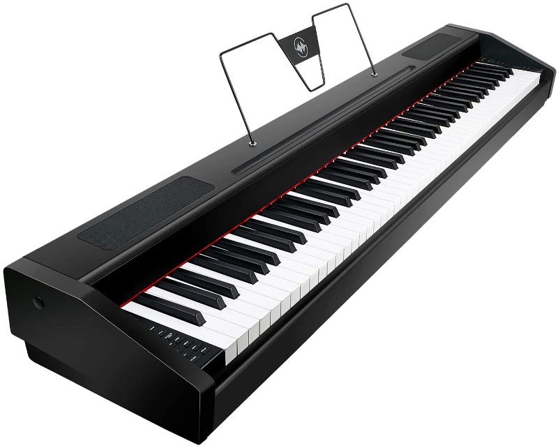 Photo 1 of Souidmy G-310W - 88 Key Digital Piano with Full Weighted Graded Hammer Action, String Resonance, Bluetooth MIDI, for Beginner and Professional, Electric Piano Keyboard with Sustain Pedal and Bag