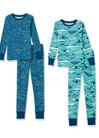 Photo 1 of Amazon Essentials Boys' Snug-fit Cotton Pajamas Sleepwear Sets SIZE L 10
