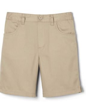 Photo 1 of French Toast Girls School Uniform Pull-On Twill Shorts, Sizes 7