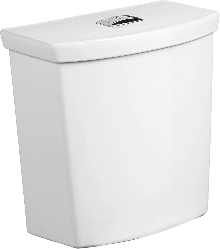 Photo 1 of American Standard H2Option White 1.28-GPF Dual-Flush High Efficiency Toilet Tank