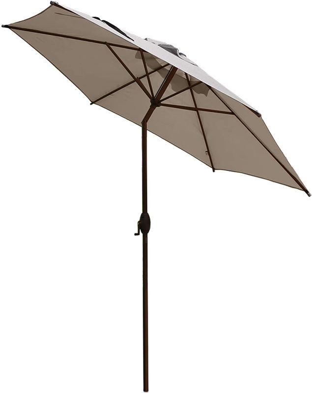 Photo 1 of Abba Patio 9ft Patio Umbrella Outdoor Umbrella Patio Market Table Umbrella with Push Button Tilt and Crank for Garden, Lawn, Deck, Backyard & Pool, Beige
Visit the Abba Patio Store