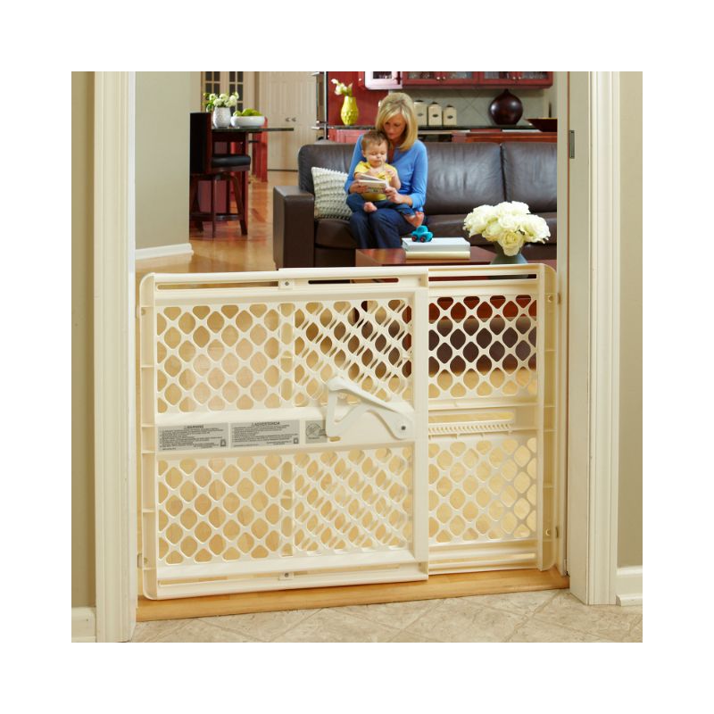 Photo 1 of North States Supergate Baby/Child Safety Pet Gate - Ivory 8629