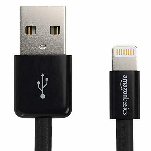 Photo 1 of Amazon Basics USB A Cable with Lightning Connector Black 3ft -  0.9 m