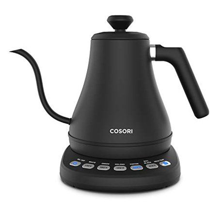 Photo 1 of COSORI Electric Gooseneck Kettle with 5 Variable Presets, Pour Over Coffee Kettle & Tea Kettle, 100% Stainless Steel Inner Lid & Bottom, 1200 Watt