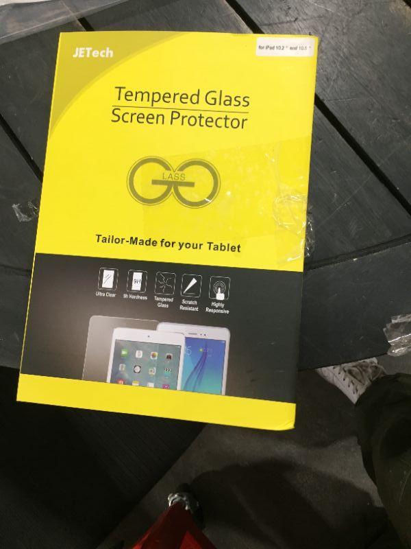 Photo 2 of JETech Screen Protector compatible with iPad 102Inch 20202019 Model 8th  7th Generation Tempered Glass Film