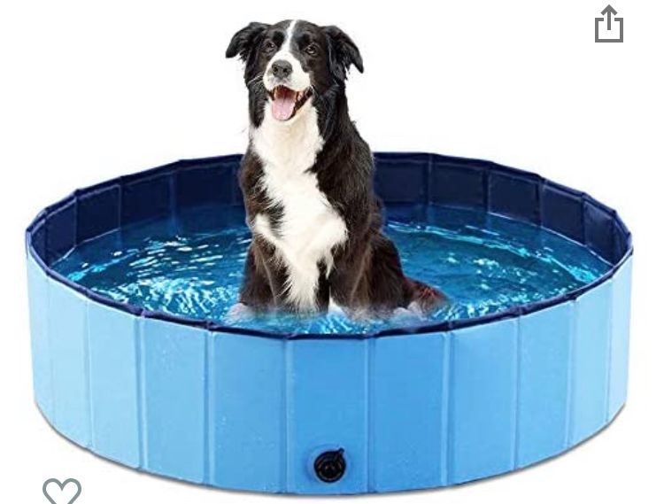 Photo 1 of Jasonwell Foldable Dog Pet Bath Pool Collapsible Dog Pet Pool Bathing Tub Kiddie Pool for Dogs Cats and Kids