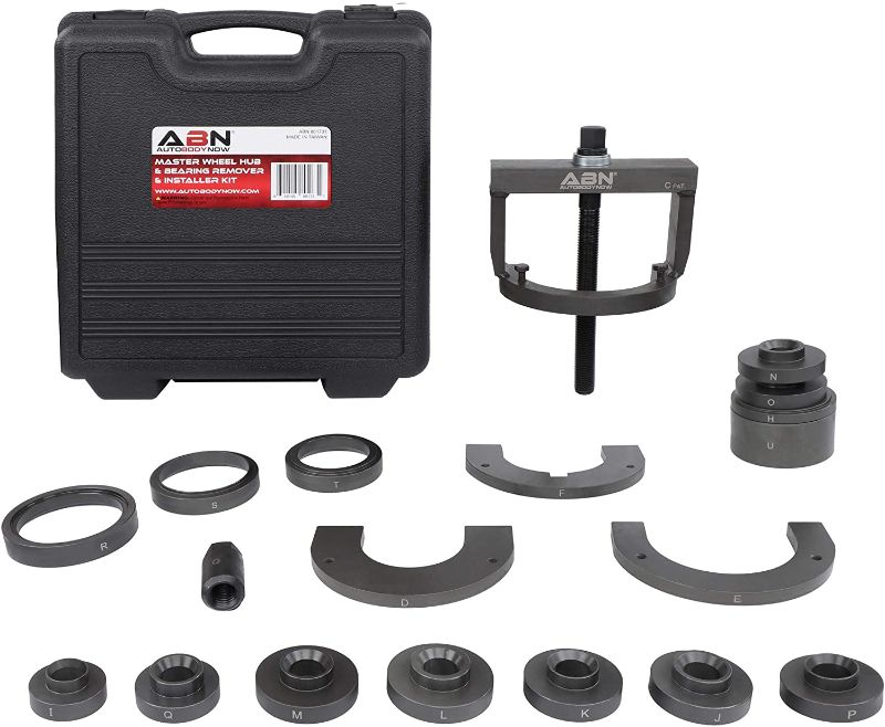 Photo 1 of ABN Wheel Bearing Puller Kit Hub Removal Tool, Wheel Bearing Tool - Independent Suspension Roll Ball Bearing FWD RWD AWD