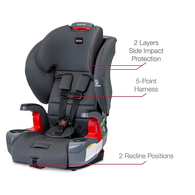 Photo 1 of Britax Grow with You Harness-2-Booster Car Seat, Pebble