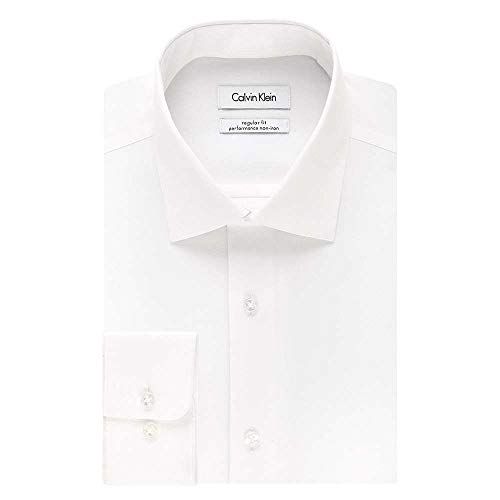 Photo 1 of Calvin Klein Mens Dress Shirt  Non Iron Herringbone
XL SLIM FIT