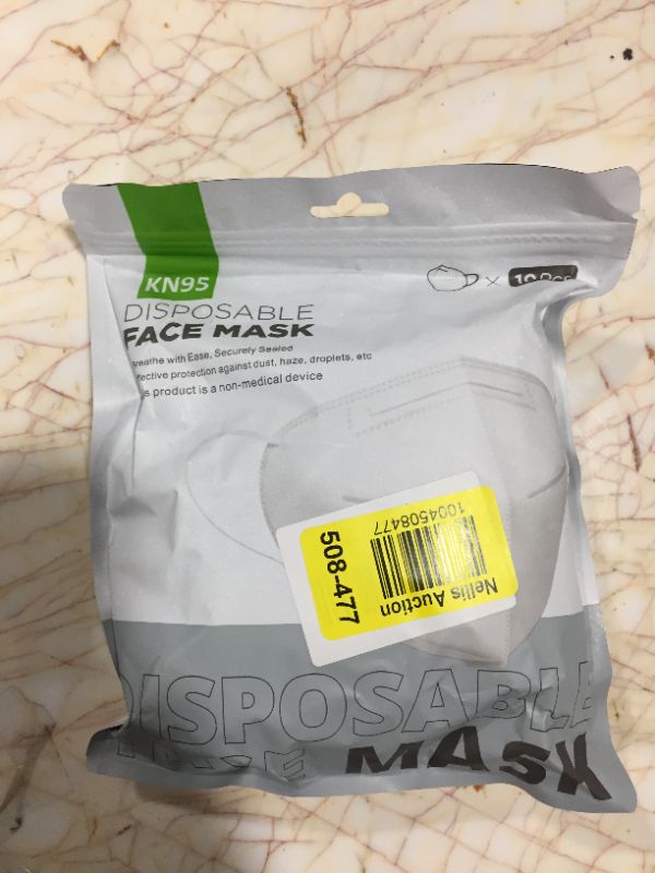 Photo 2 of ApePal 5Layer Disposable KN95 Face Masks Wide Elastic Ear Loops Safety Face MaskBlack10 PCSPack