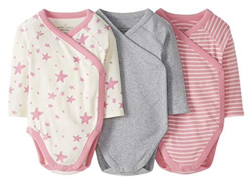 Photo 1 of Moon and Back by Hanna Andersson Baby Boys and Girls 2Pack Long Sleeve Side Snap Bodysuit