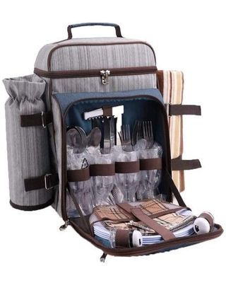 Photo 1 of arkmiido picnic bag for 4 with cooler compartment