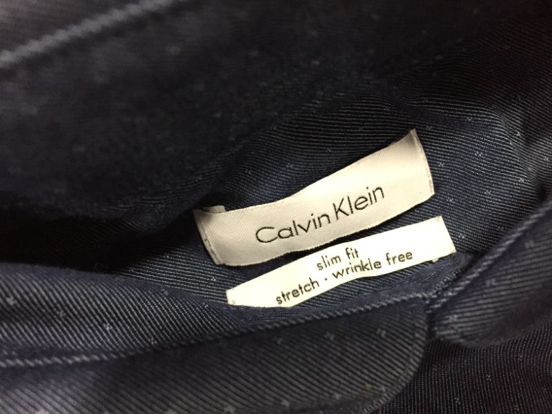 Photo 2 of Calvin Klein Men's Dress Shirt Xtreme Slim Fit Non Iron