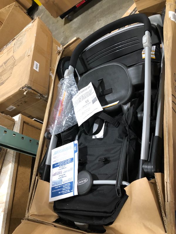 Photo 2 of Graco Ready2Grow LX 2.0 Double Stroller Features Bench Seat and Standing Platform Options, Gotham
