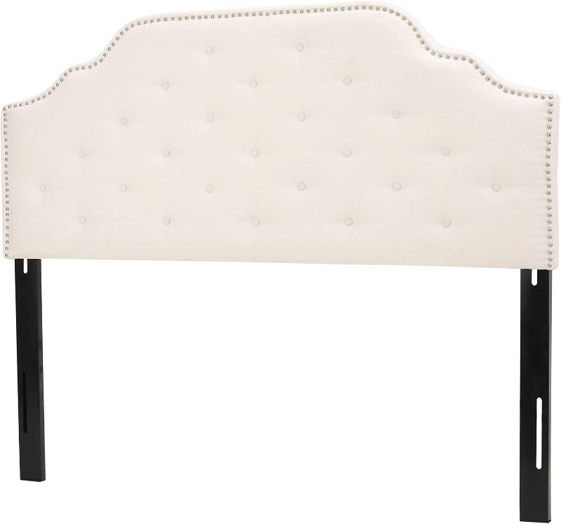 Photo 1 of 
Christopher Knight Home Silas Fabric Headboard, Queen / Full, Ivory no hardware
