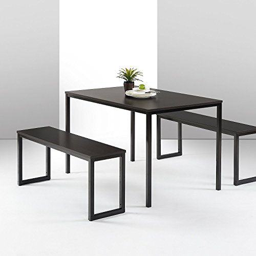 Photo 1 of  Zinus Louis Modern Studio Collection Soho Dining Table with Two Benches - Espresso
