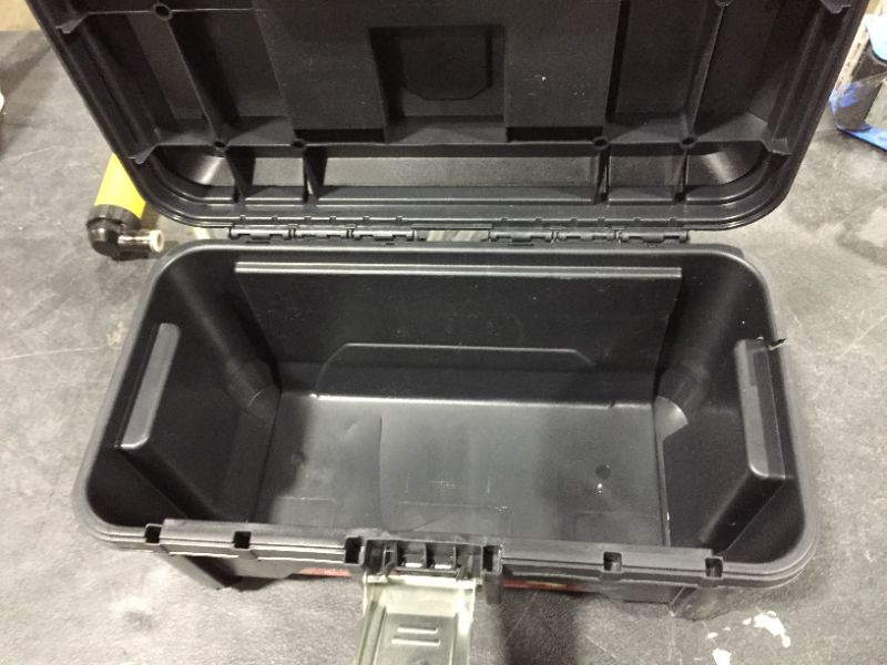 Photo 2 of 16 in. Plastic Portable Tool Box with Metal Latch
