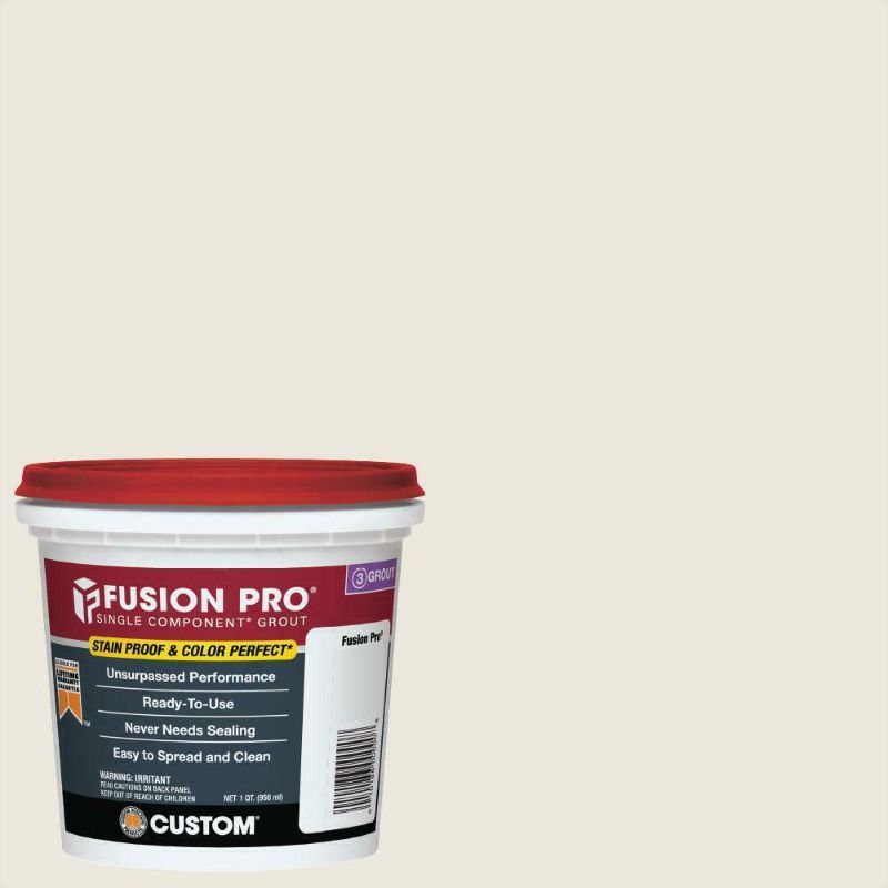 Photo 1 of Custom Building Products Fusion Pro #115 Platinum 1 Qt. Single Component Grout,
