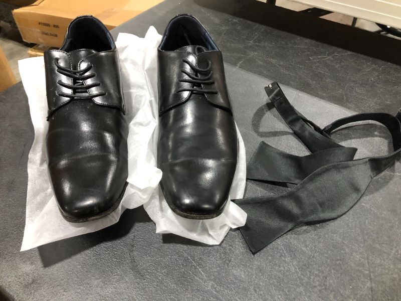 Photo 2 of Bruno Marc Men's Classic Modern Formal Oxfords Lace Up Leather Lined Dress Shoes 
COMBO WITH BLACK BOWTIE, SIZE 13 