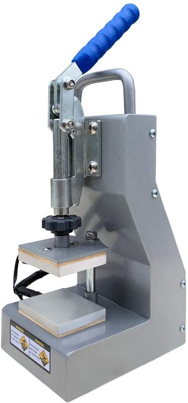 Photo 1 of Dulytek DM800 Manual Heat Press Machine - 2.5" x 3" Dual Heat Plates - Precise Two-Channel Control Panel - Portable, Sturdy, Efficient - [Bonus Accessories Included]
