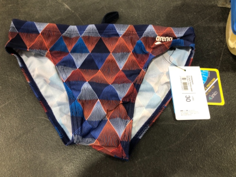 Photo 2 of Men's Linear Triangle Brief Swimsuit ARENA, MULTICOLOR, SIZE 30