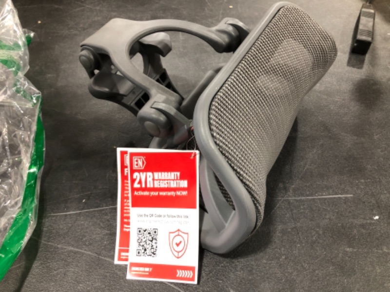 Photo 2 of The Original Headrest for The Herman Miller Aeron Chair by Engineered Now | Headrest ONLY - Chair Not Included (H4 for Remastered, Carbon)
