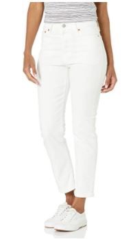 Photo 1 of Levi's Women's Wedgie Straight Jeans, WHITE, SIZE 26