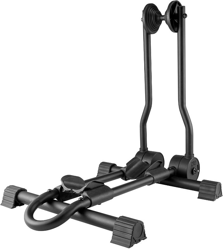 Photo 1 of PRO BIKE TOOL Bicycle Floor Stand for 1 Bike - Floor Parking Type Rack for Garage or Home - Indoor or Outdoor Storage Stands for Mountain and Road Bikes
