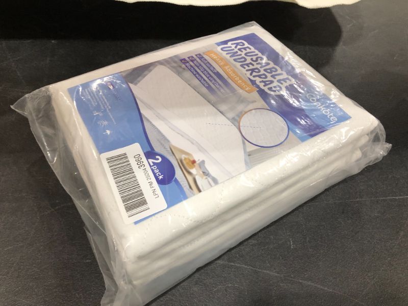 Photo 1 of Heavy Absorbency Bed Pads, Washable and Reusable Incontinence Underpads, 34"X36" (2 Pack), Waterproof Sheet and Mattress Protectors
