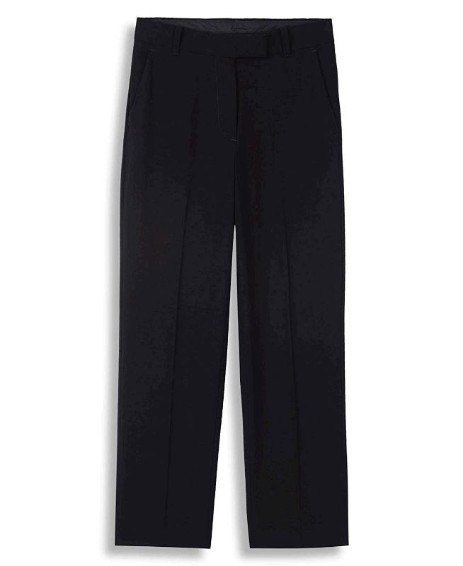 Photo 1 of Calvin Klein Boys' Husky Bi-Stretch Flat Front Dress Pant,, Navy, Size 12.0