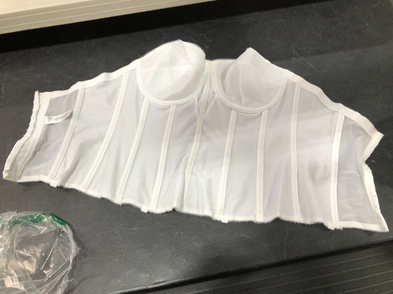 Photo 1 of 36D WHITE CORSET, DOMINIQUE
