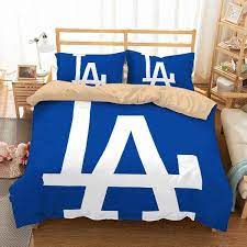 Photo 1 of LA DODGERS QUILT SET WITH 2 PILLOWCASES