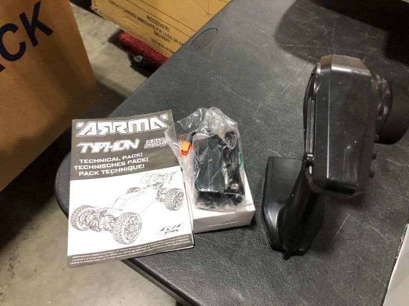 Photo 3 of ARRMA 1/10 Typhon 4X4 V3 MEGA 550 Brushed Buggy RC Truck RTR (Transmitter, Receiver, NiMH Battery and Charger Included), Green, ARA4206V3
