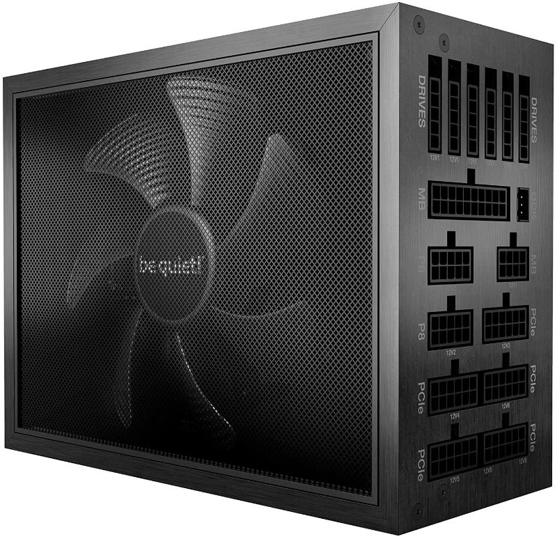 Photo 1 of be quiet! Dark Power Pro 12 1500W, BN647, 80 Plus Titanium Efficiency, Power Supply, ATX, Fully Digital, Modular, virtually inaudible Silent Wings Fan
