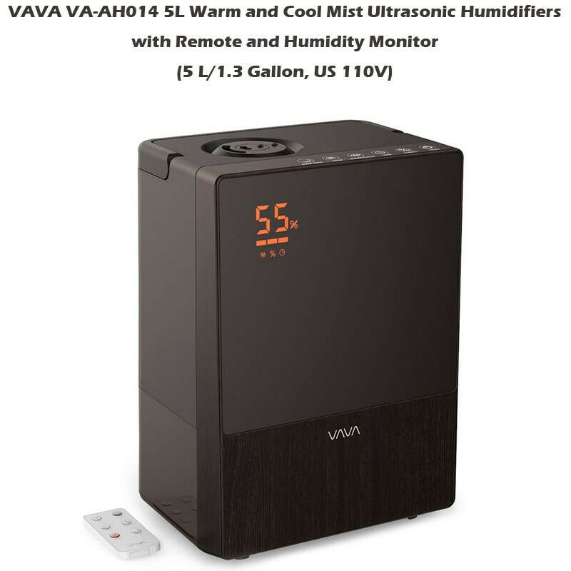 Photo 1 of VAVA VA-AH014 5L Warm and Cool Mist Ultrasonic Humidifiers with Remote and Humid